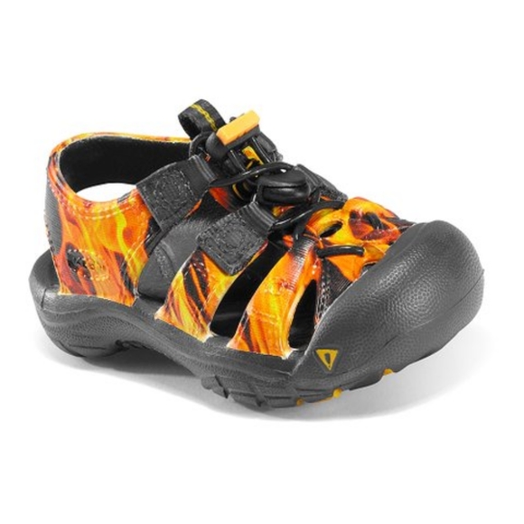 Keen Flame Print EVA Sunport Toddler Closed-Toe Casual Rubber Summer Water Shoes - Picture 2 of 6